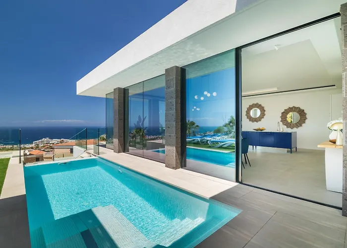 Lux New C With Priv Heated Pool, Ocean View * Costa Adeje (Tenerife)